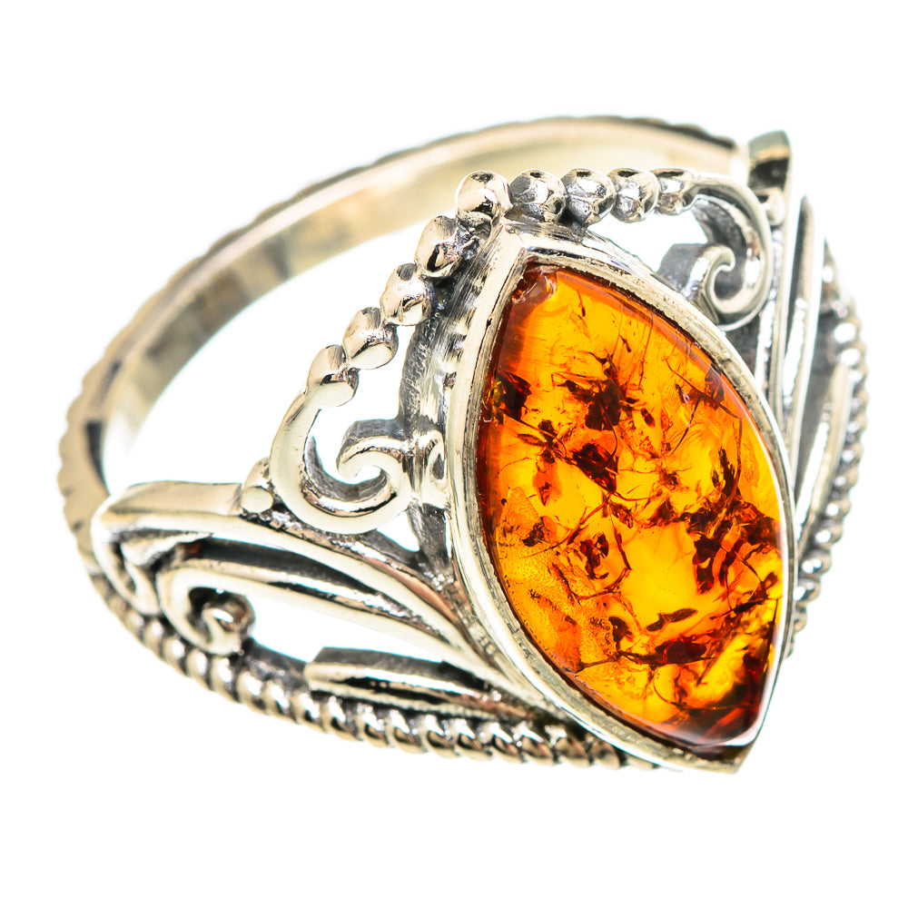 Baltic Amber Rings handcrafted by Ana Silver Co - RING99295