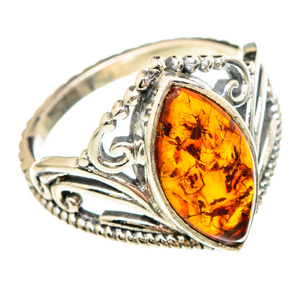 Baltic Amber Rings handcrafted by Ana Silver Co - RING99295
