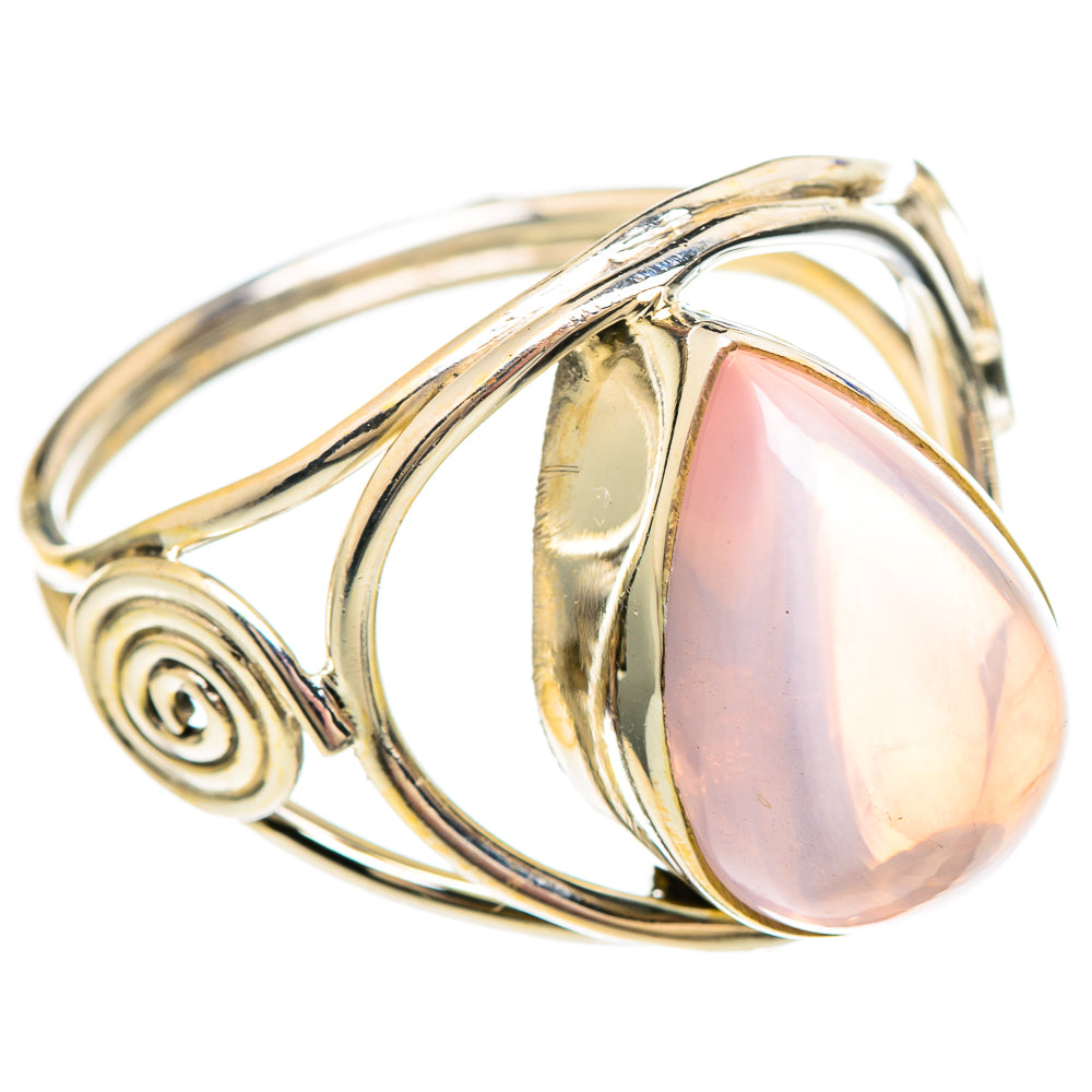 Rose Quartz Rings handcrafted by Ana Silver Co - RING99298
