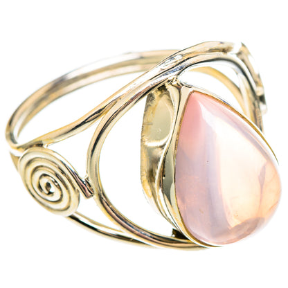 Rose Quartz Rings handcrafted by Ana Silver Co - RING99298