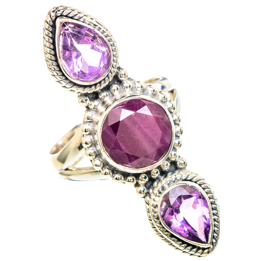 Ruby Rings handcrafted by Ana Silver Co - RING99315