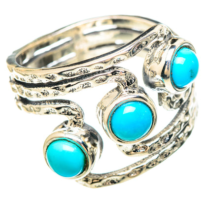 Sleeping Beauty Turquoise Rings handcrafted by Ana Silver Co - RING99326