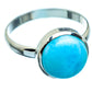 Larimar Rings handcrafted by Ana Silver Co - RING993286