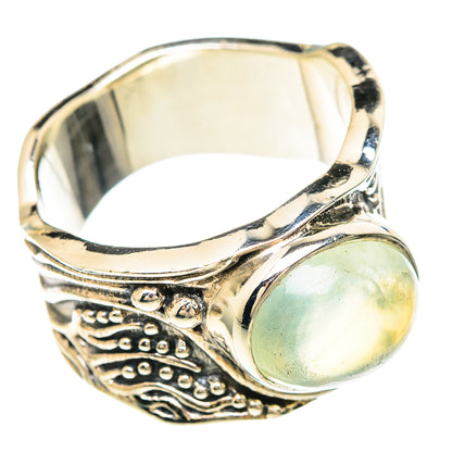 Prehnite Rings handcrafted by Ana Silver Co - RING99330 - Photo 2