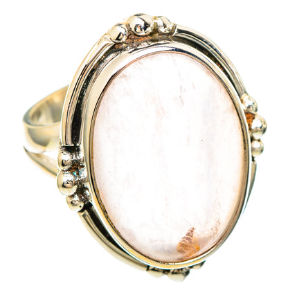 Rose Quartz Rings handcrafted by Ana Silver Co - RING99336