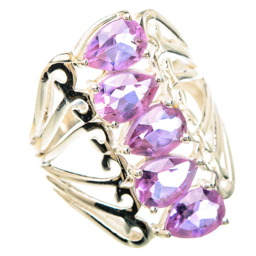 Color Change Alexandrite (lab.) Rings handcrafted by Ana Silver Co - RING99341 - Photo 2