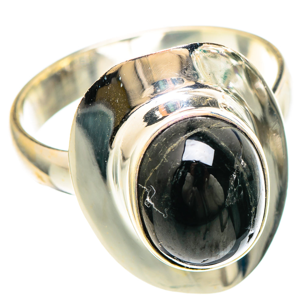 Black Onyx Rings handcrafted by Ana Silver Co - RING99351 - Photo 2