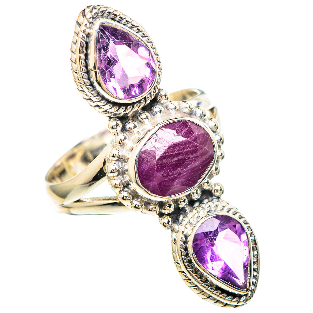 Ruby Rings handcrafted by Ana Silver Co - RING99355