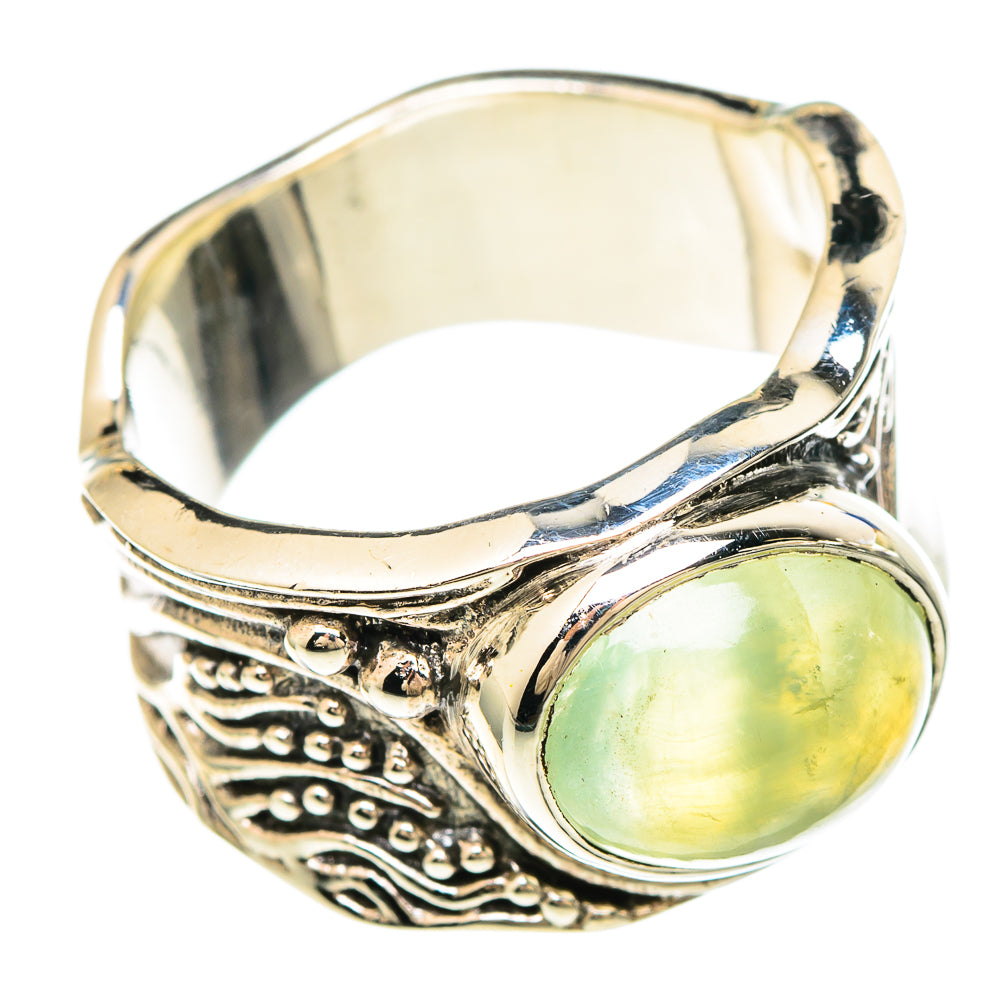 Prehnite Rings handcrafted by Ana Silver Co - RING99368 - Photo 2