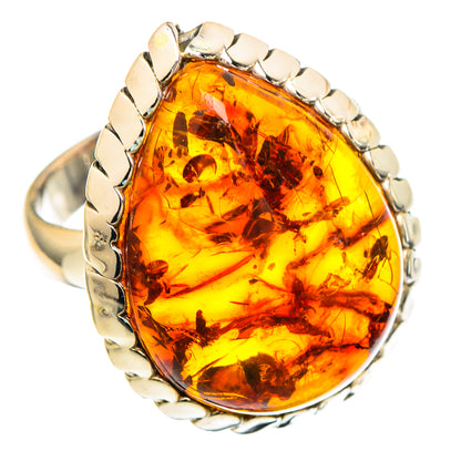 Baltic Amber Rings handcrafted by Ana Silver Co - RING99374