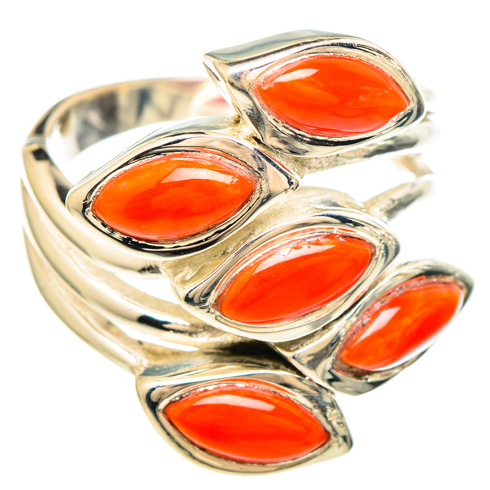 Carnelian Rings handcrafted by Ana Silver Co - RING99378