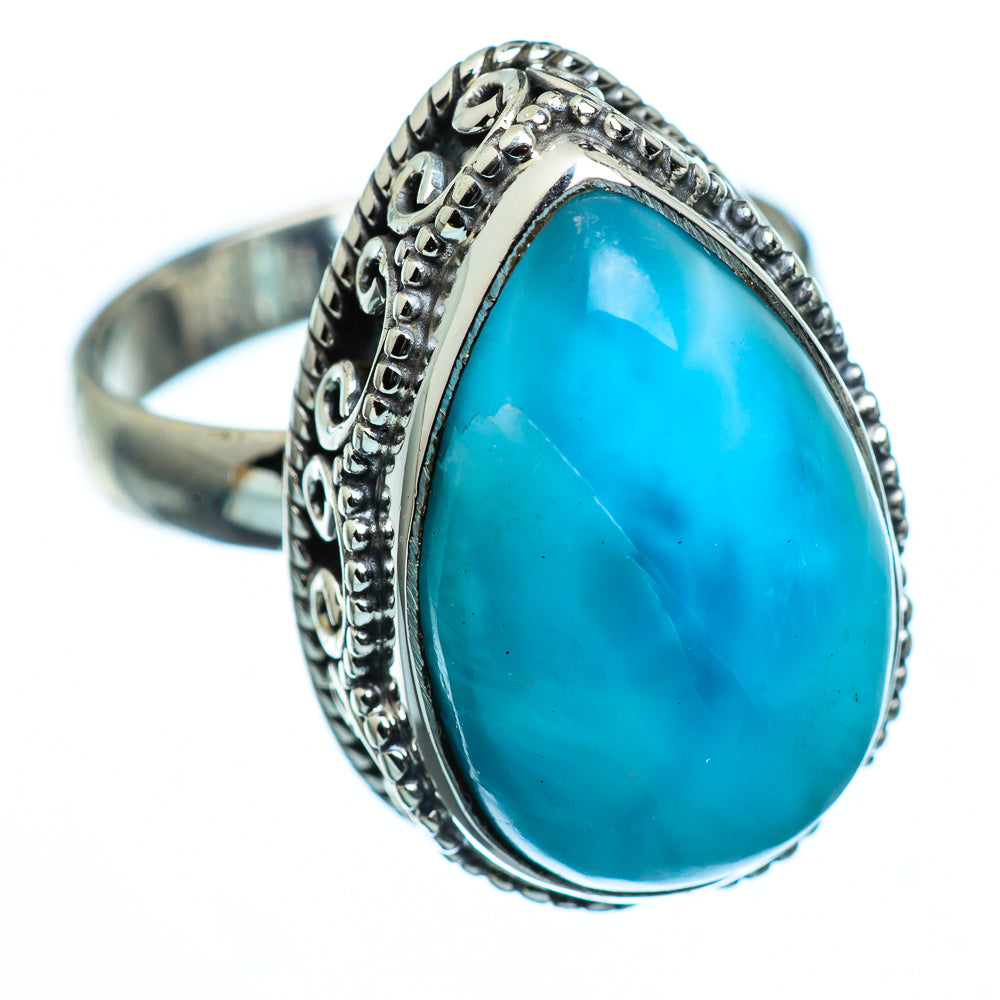 Larimar Rings handcrafted by Ana Silver Co - RING993823