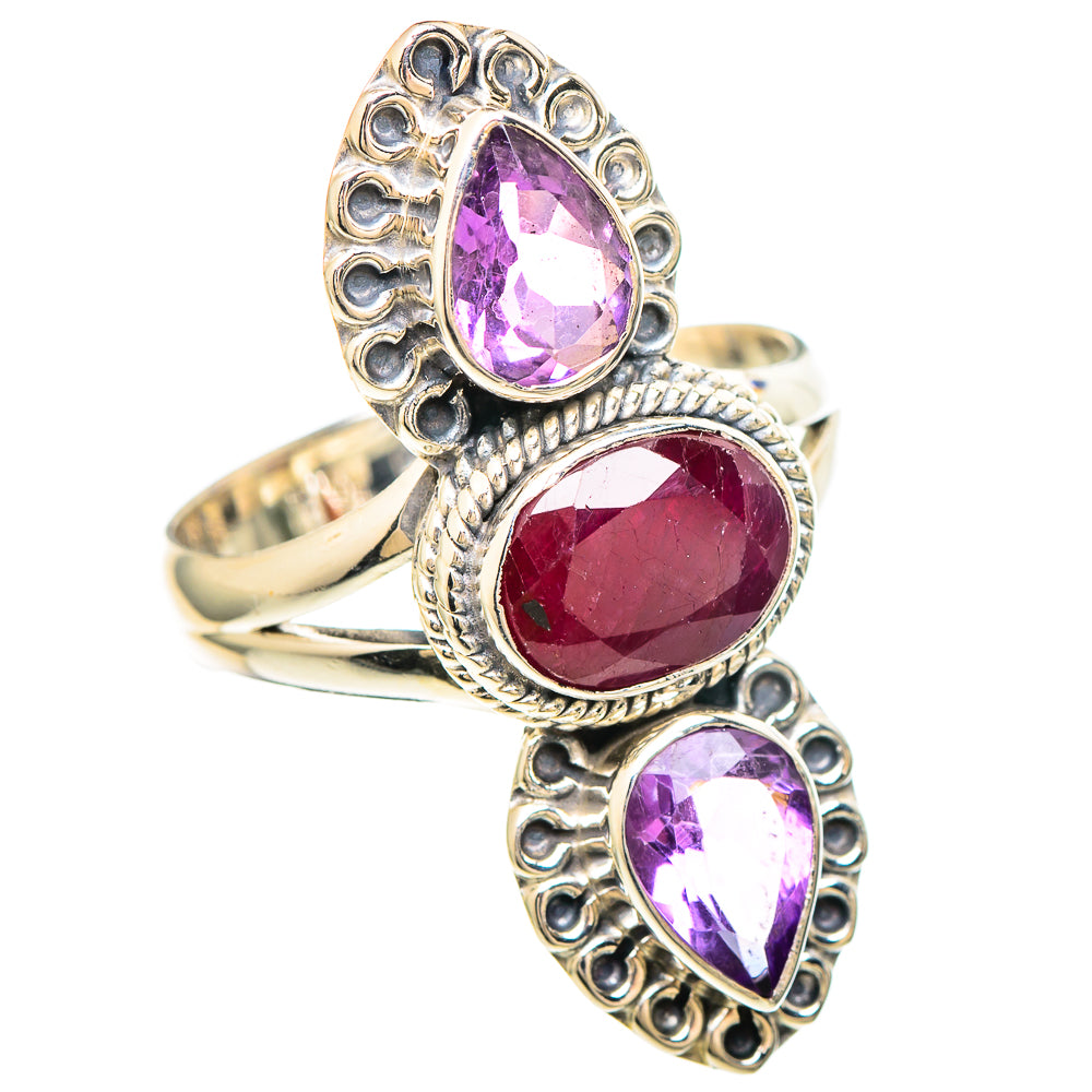 Ruby Rings handcrafted by Ana Silver Co - RING99392