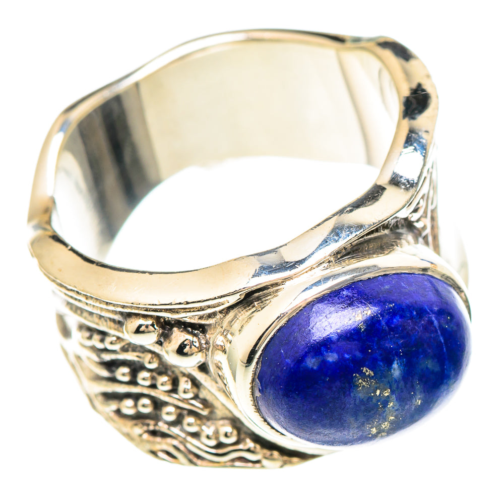 Lapis Lazuli Rings handcrafted by Ana Silver Co - RING99404 - Photo 2