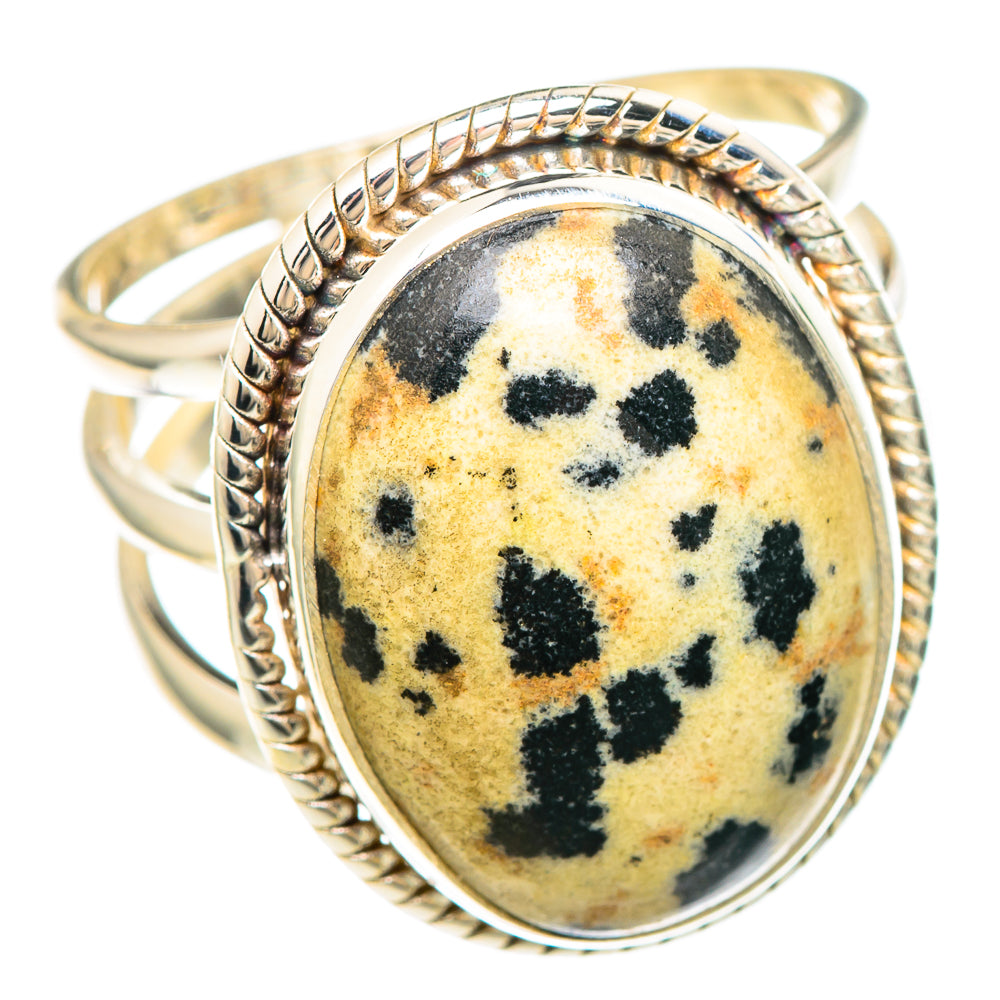 Dalmatian Jasper Rings handcrafted by Ana Silver Co - RING99410