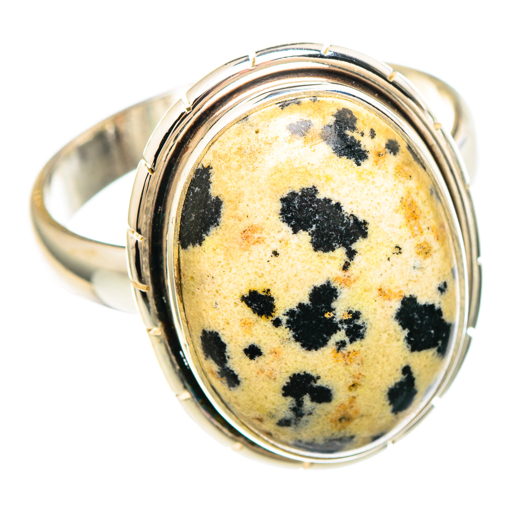 Dalmatian Jasper Rings handcrafted by Ana Silver Co - RING99411 - Photo 2