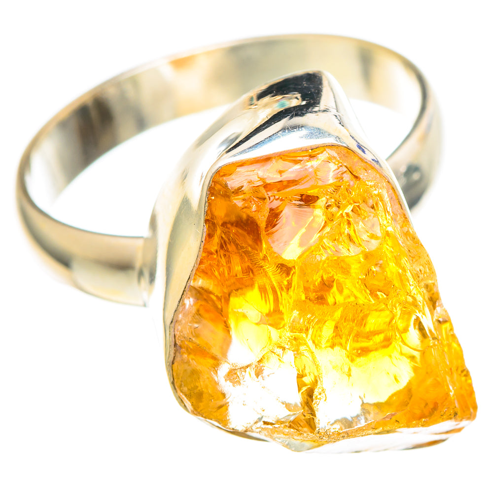 Citrine Rings handcrafted by Ana Silver Co - RING99412 - Photo 2