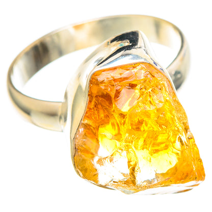 Citrine Rings handcrafted by Ana Silver Co - RING99412 - Photo 2