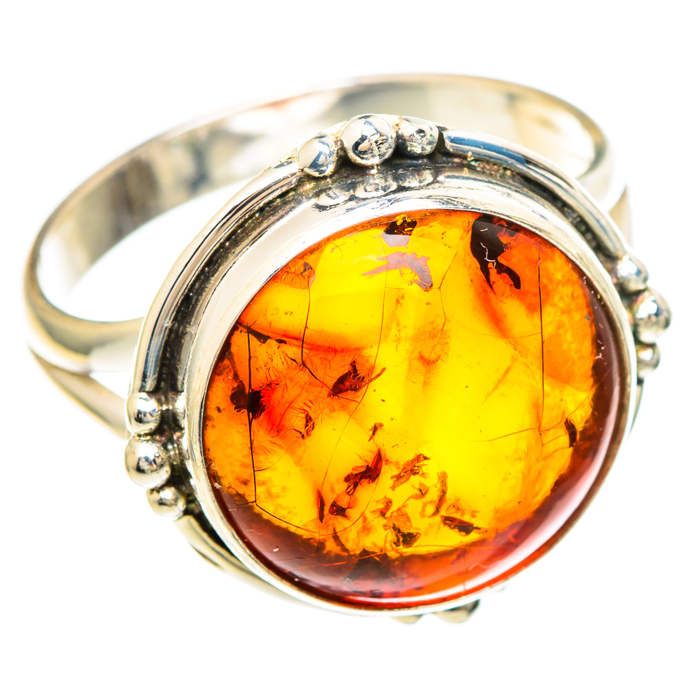 Baltic Amber Rings handcrafted by Ana Silver Co - RING99416
