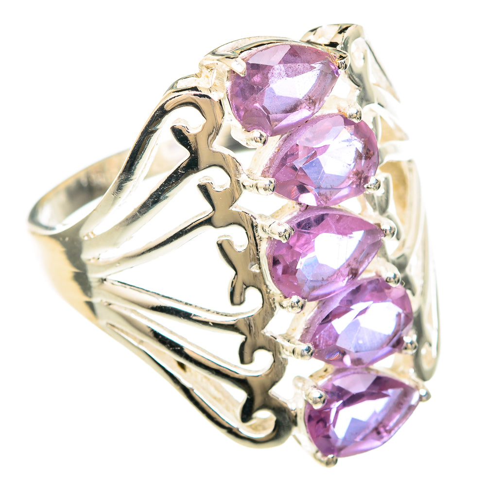 Color Change Alexandrite (lab.) Rings handcrafted by Ana Silver Co - RING99422
