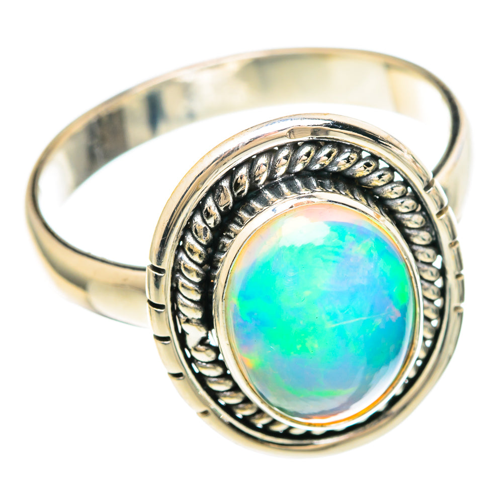 Ethiopian Opal Rings handcrafted by Ana Silver Co - RING99435