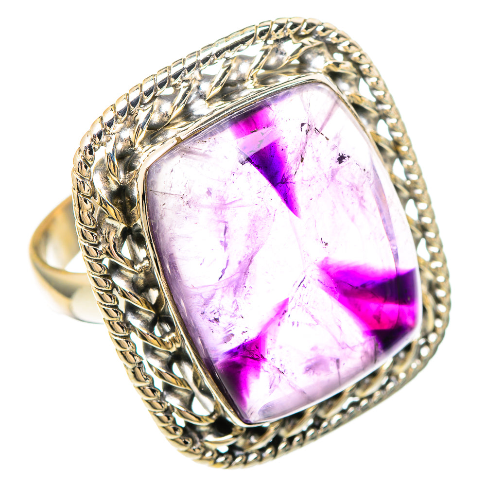 Star Amethyst Rings handcrafted by Ana Silver Co - RING99450