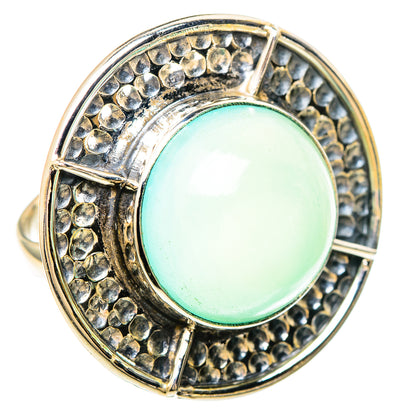 Aqua Chalcedony Rings handcrafted by Ana Silver Co - RING99470 - Photo 2