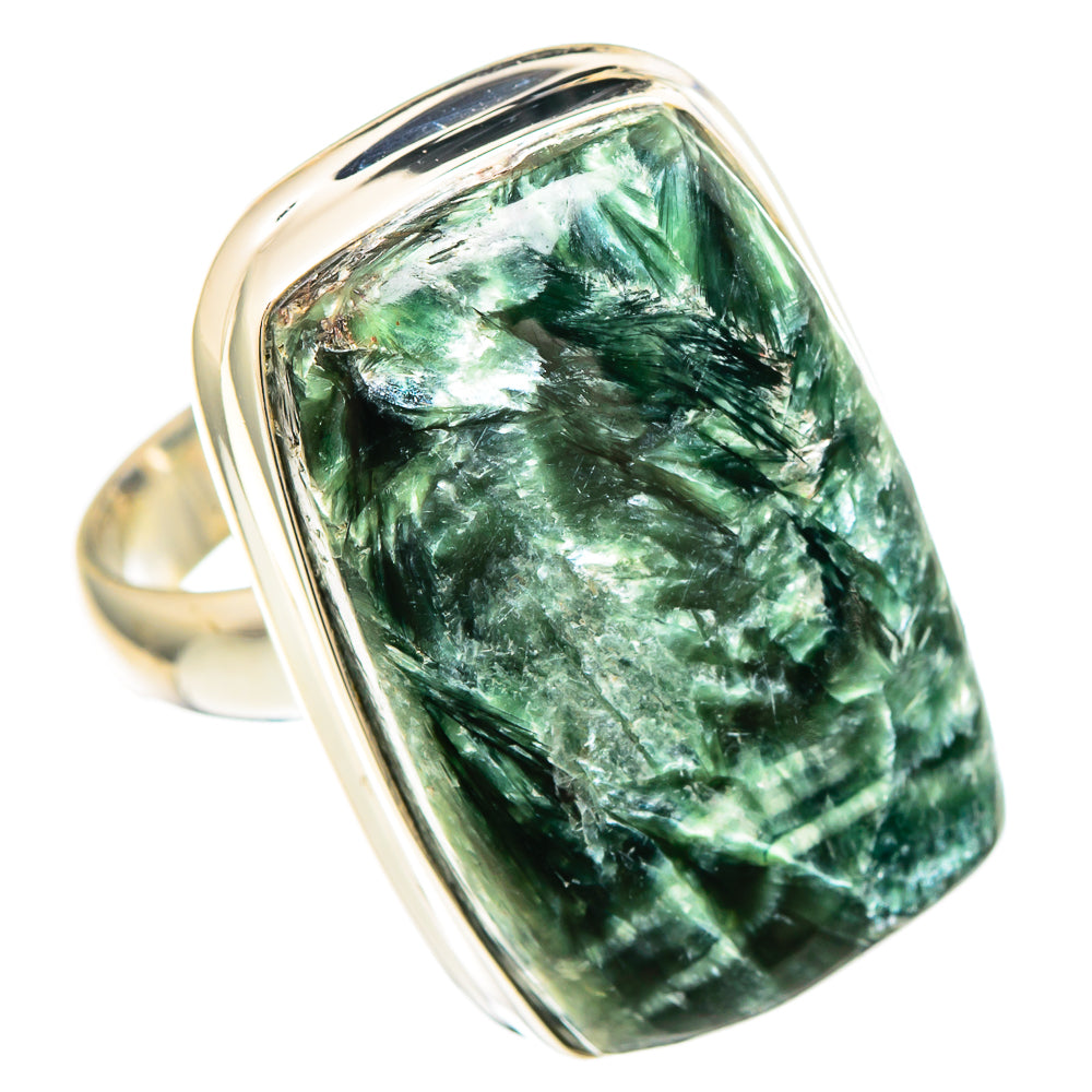 Seraphinite Rings handcrafted by Ana Silver Co - RING99477