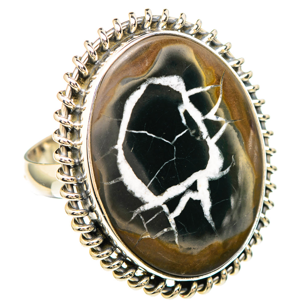 Septarian Geode Rings handcrafted by Ana Silver Co - RING99489 - Photo 2