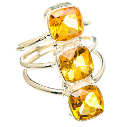 Citrine Rings handcrafted by Ana Silver Co - RING99491
