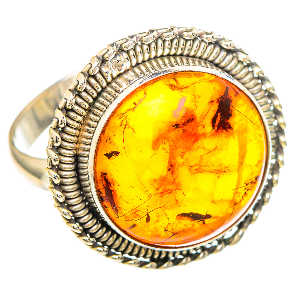 Baltic Amber Rings handcrafted by Ana Silver Co - RING99495