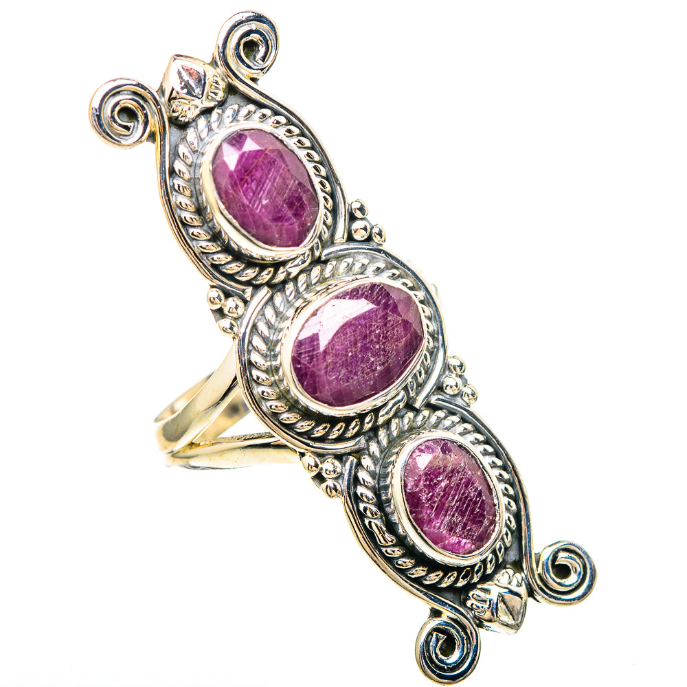 Ruby Rings handcrafted by Ana Silver Co - RING99499