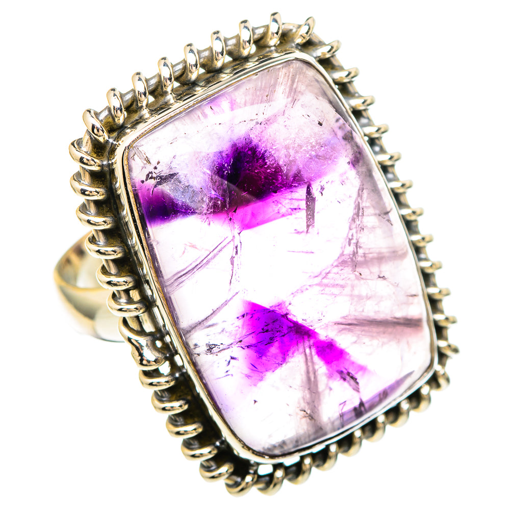 Star Amethyst Rings handcrafted by Ana Silver Co - RING99501