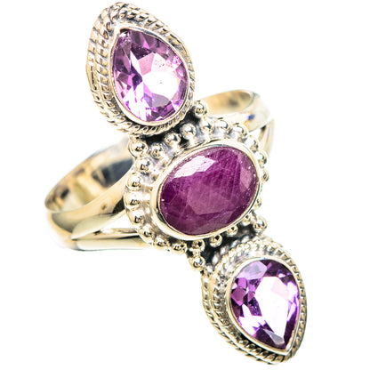 Ruby Rings handcrafted by Ana Silver Co - RING99510