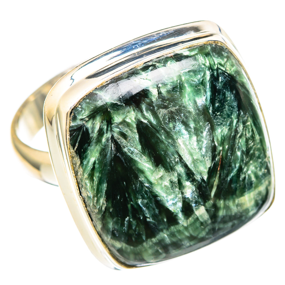 Seraphinite Rings handcrafted by Ana Silver Co - RING99521