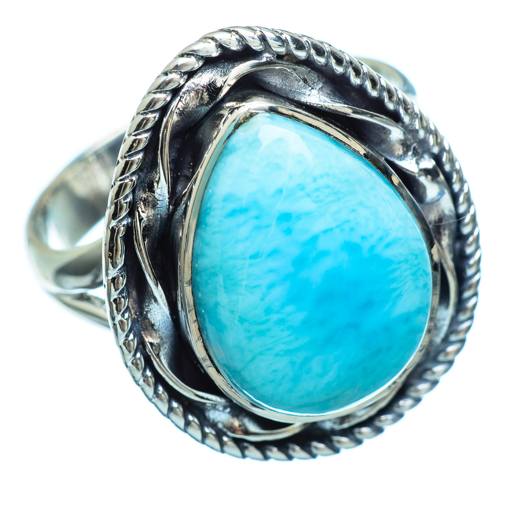Larimar Rings handcrafted by Ana Silver Co - RING995237