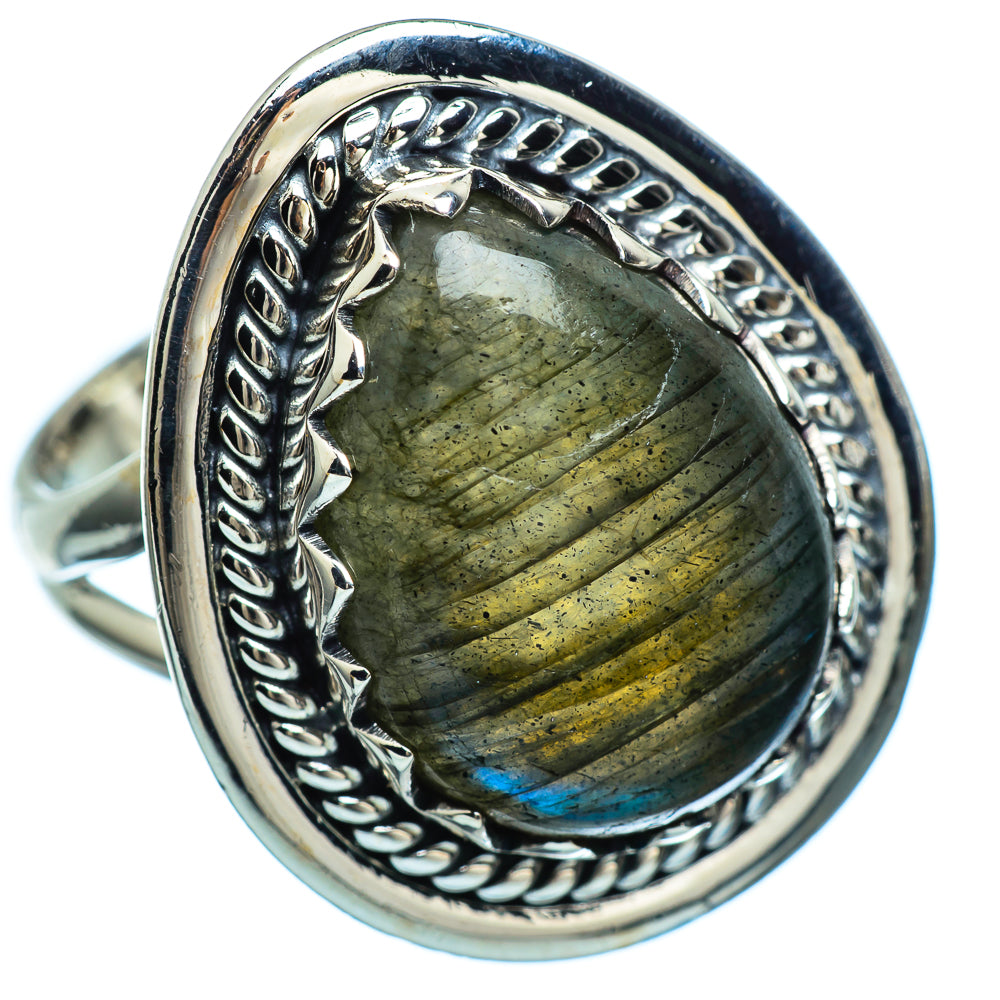 Labradorite Rings handcrafted by Ana Silver Co - RING995270