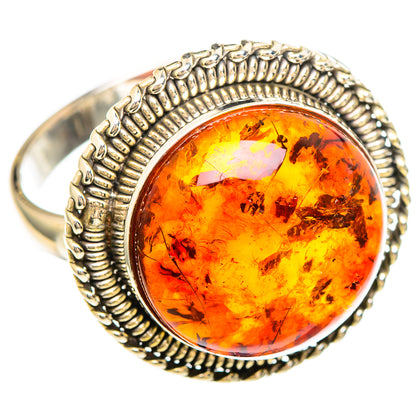 Baltic Amber Rings handcrafted by Ana Silver Co - RING99528