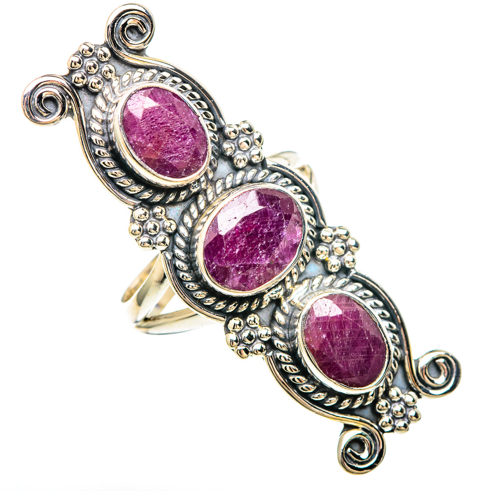 Ruby Rings handcrafted by Ana Silver Co - RING99530 - Photo 2