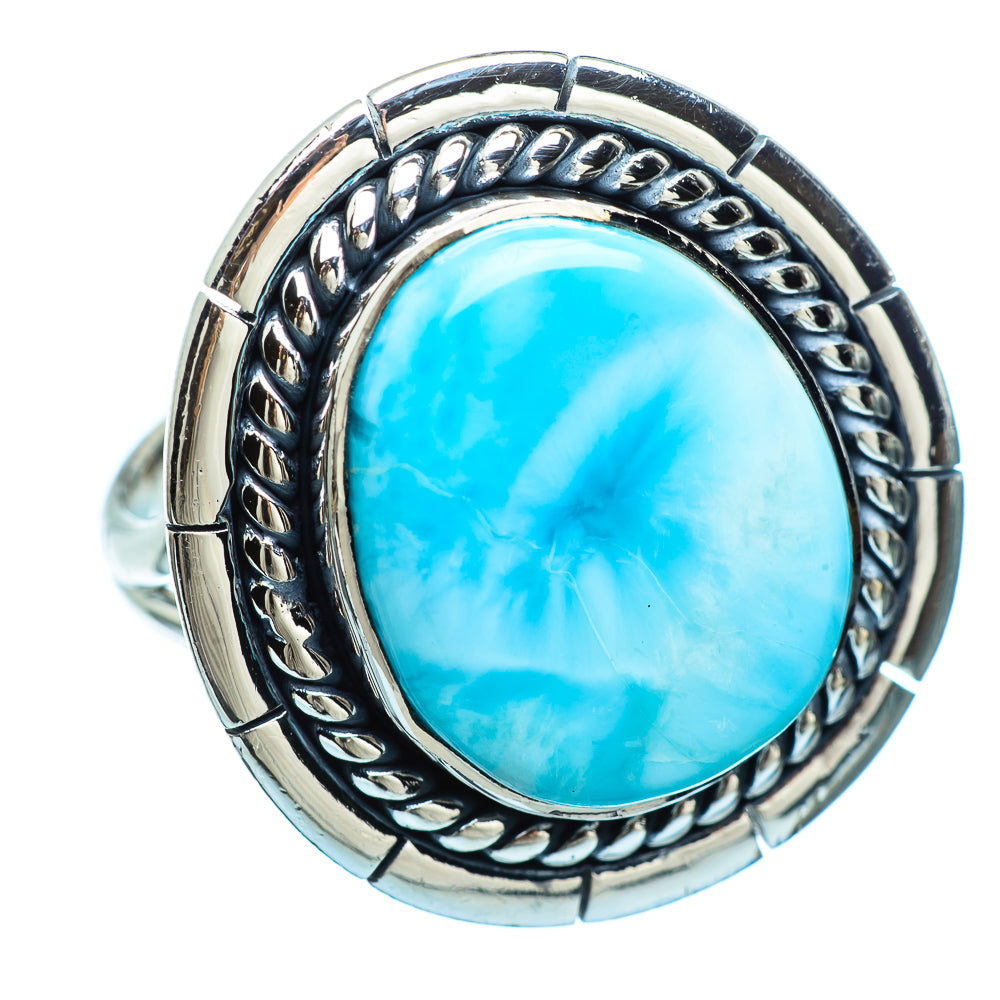 Larimar Rings handcrafted by Ana Silver Co - RING995343