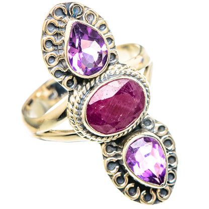 Ruby Rings handcrafted by Ana Silver Co - RING99535