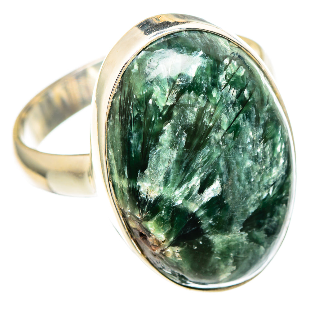 Seraphinite Rings handcrafted by Ana Silver Co - RING99540 - Photo 2