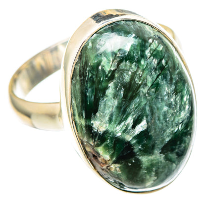 Seraphinite Rings handcrafted by Ana Silver Co - RING99540 - Photo 2