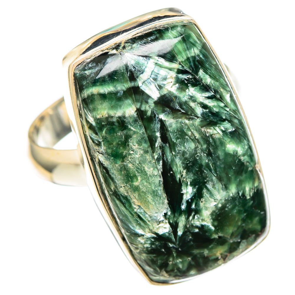 Seraphinite Rings handcrafted by Ana Silver Co - RING99541