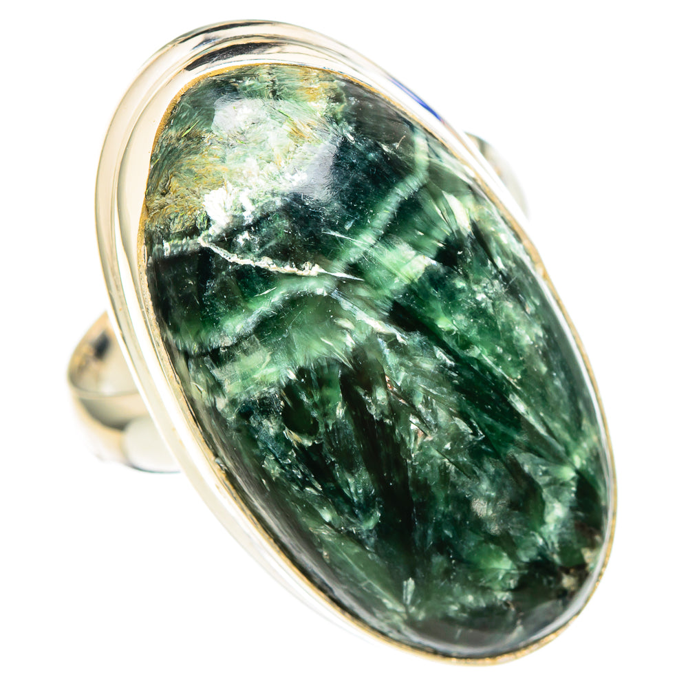 Seraphinite Rings handcrafted by Ana Silver Co - RING99542