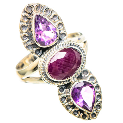 Ruby Rings handcrafted by Ana Silver Co - RING99550