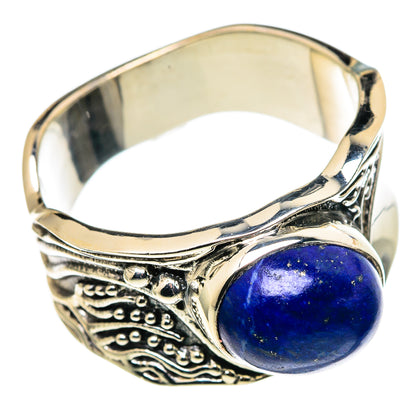 Lapis Lazuli Rings handcrafted by Ana Silver Co - RING99558 - Photo 2