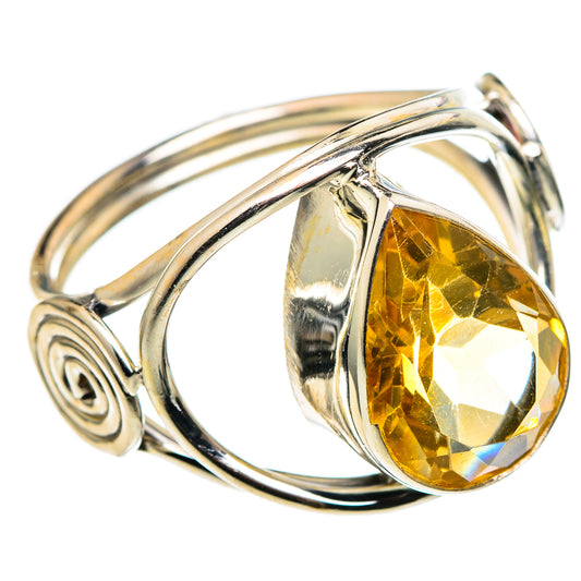 Citrine Rings handcrafted by Ana Silver Co - RING99565
