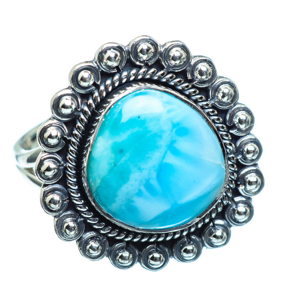 Larimar Rings handcrafted by Ana Silver Co - RING995784