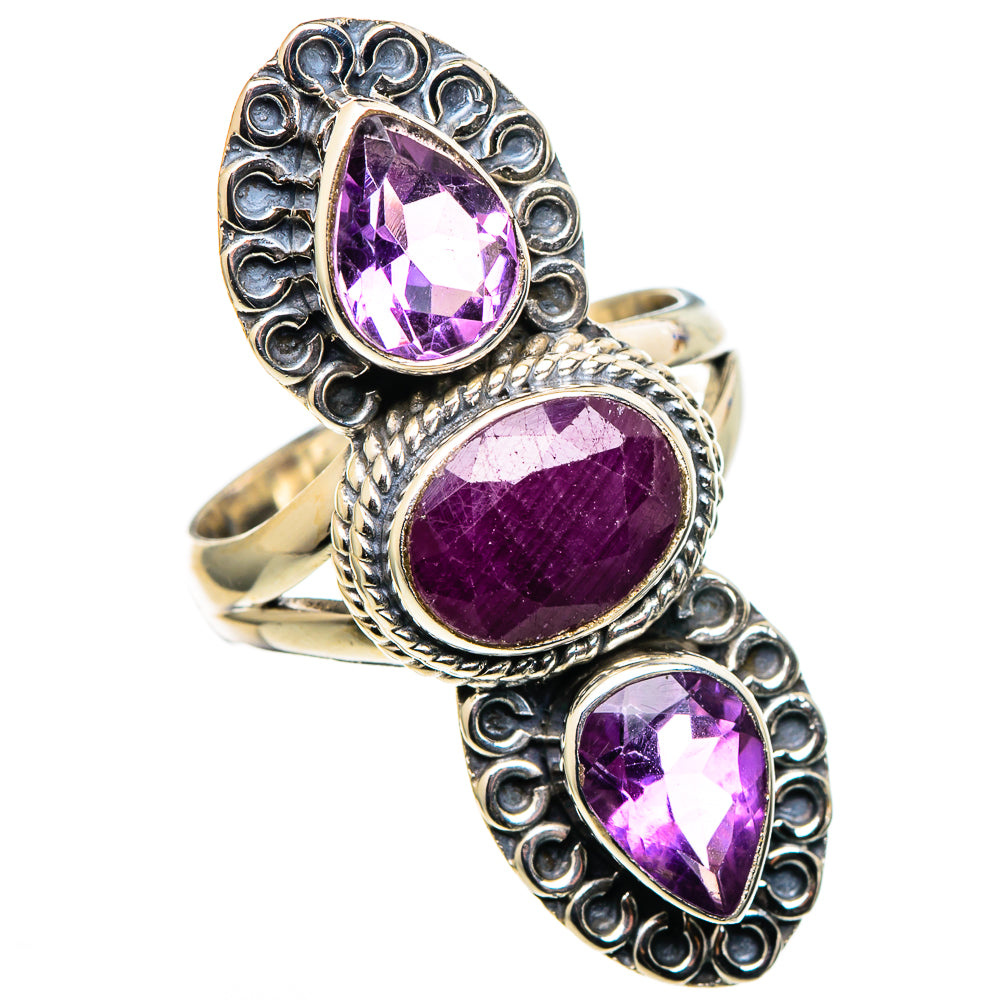 Ruby Rings handcrafted by Ana Silver Co - RING99589